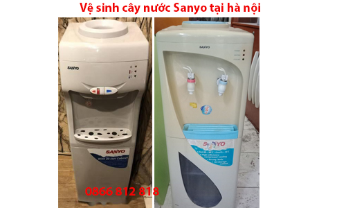 vệ sinh cây nước Sanyo tại hà nội