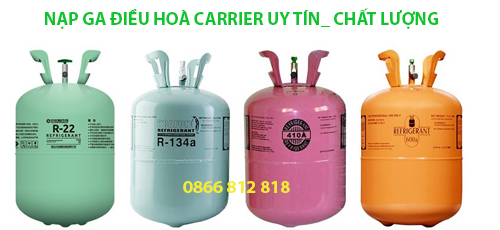 ga dieu hoa carrier bơm ga điều hoà carrier