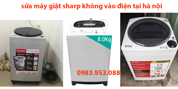 Sửa Máy Giặt Sharp Không Vào Điện Tại Hà Nội