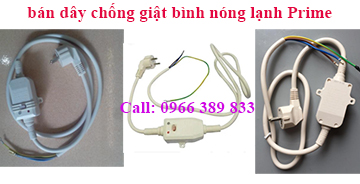 bán dây thay dây chống giật bình nóng lạnh Prime bán dây thay dây chống giật bình nóng lạnh Prime