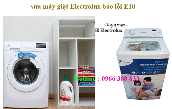 sửa máy giặt Electrolux báo lỗi E10